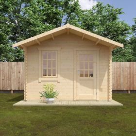 Redlands 3.6m x 3.6m Riviera Log Cabin - 44mm