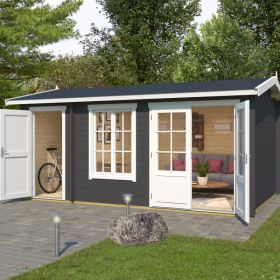 Greenway 4.85m x 3m Alice Log Cabin - 44mm