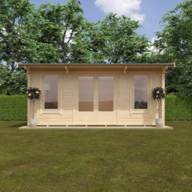 Redlands 18' x 14' Birkdale Log Cabin - 44mm