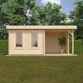 Redlands 4.8m x 3m Pinehurst Log Cabin