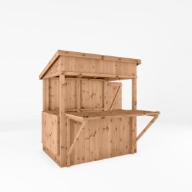Mercia 4' x 6' Pressure Treated Garden Bar Plus Shutters