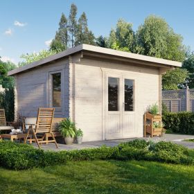 Oren 14' x 12' Count Log Cabin - 28mm