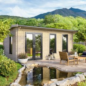Oren 18' x 10' Duchess Log Cabin - 44mm