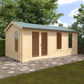 Redlands 20' x 10' Troon Log Cabin - 44mm