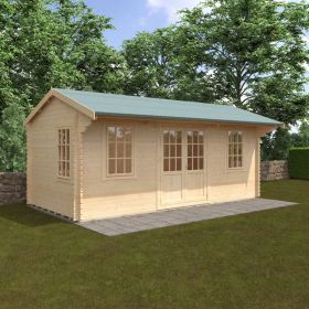 Redlands 20' x 10' Valhalla Log Cabin - 44mm