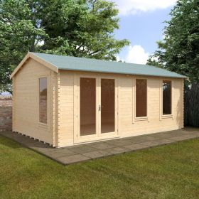 Redlands 20' x 12' Troon Log Cabin - 44mm