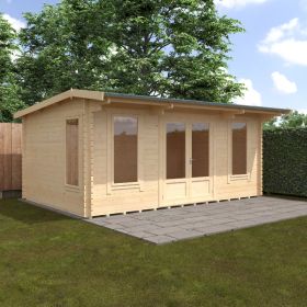 Redlands 18' x 12' Birkdale Log Cabin - 44mm