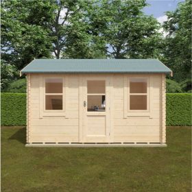 Redlands 14' x 10' Torrey Log Cabin - 28mm