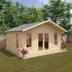 Redlands 5.4m x 3.6m Muirfield Log Cabin