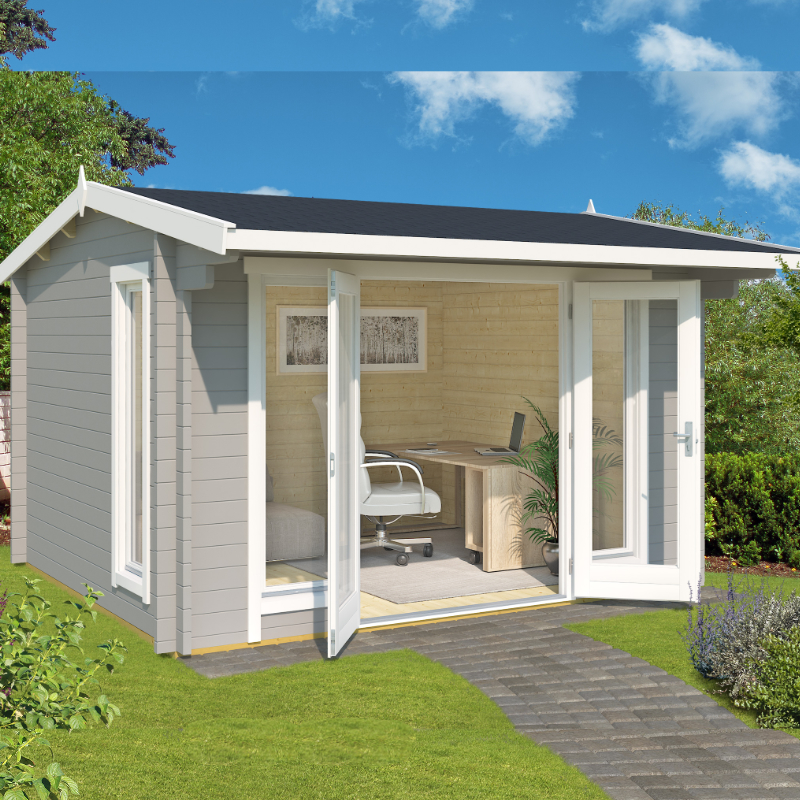 Greenway 3.5m X 3m Charnwood Log Cabin - 44mm
