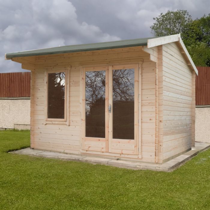 Loxley 3m x 2.4m Maltby Log Cabin at Cabins.co.uk