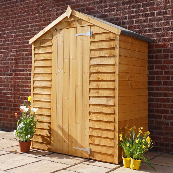 Mercia 5' X 3' Windowless Overlap Apex Shed