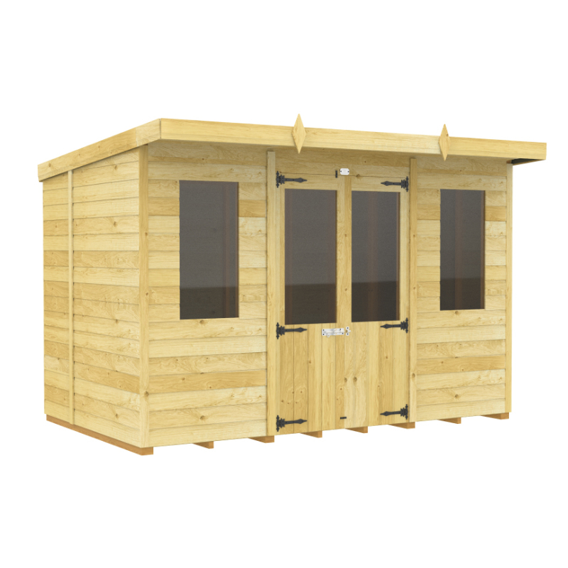 Holt 10' x 8' Alexander Pressure Treated Summer House from Cabins.co.uk