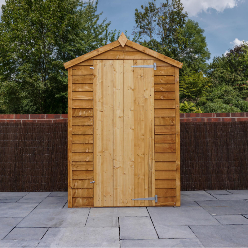 Mercia 3' X 4' Windowless Overlap Apex Shed