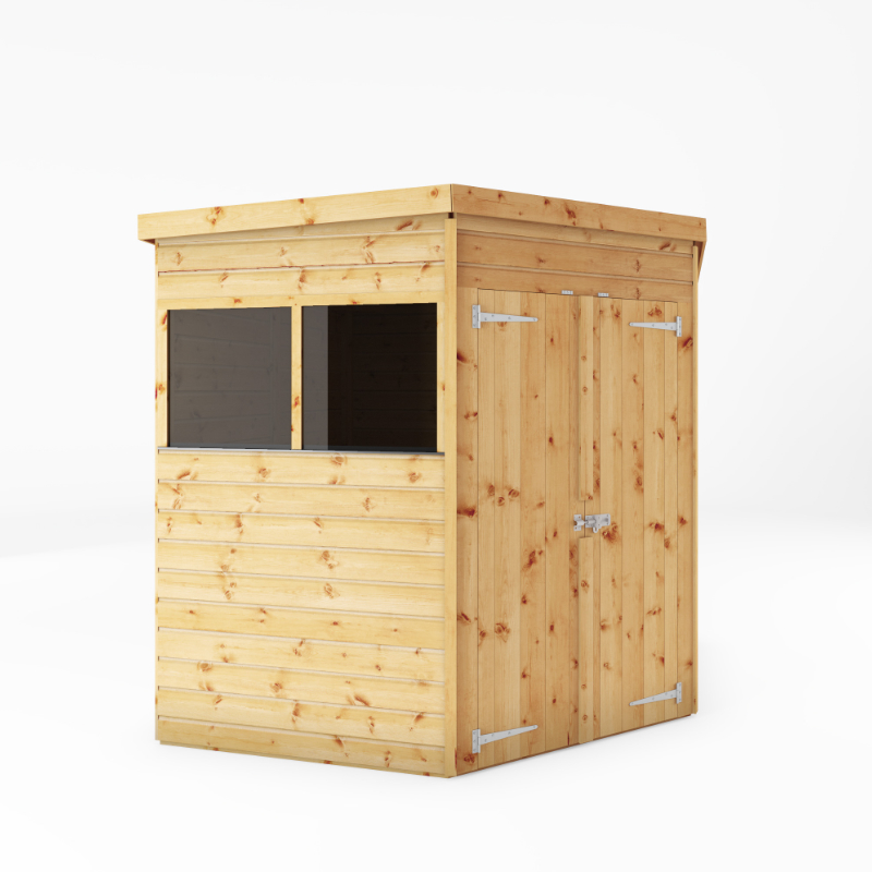 Mercia 7' X 7' Premium Double Door Shiplap Corner Shed